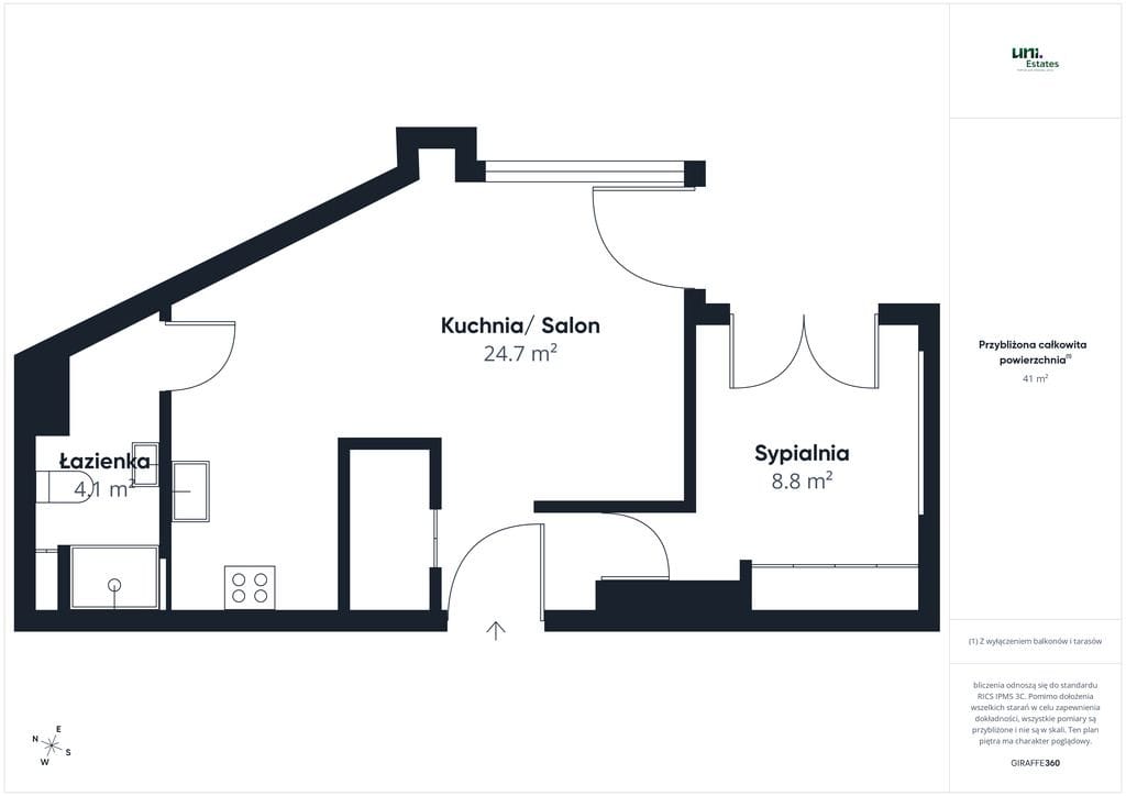 Mieszkanie 2 pokojowe na Wynajem