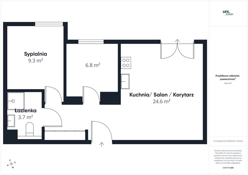 Mieszkanie 2 pokojowe na Wynajem