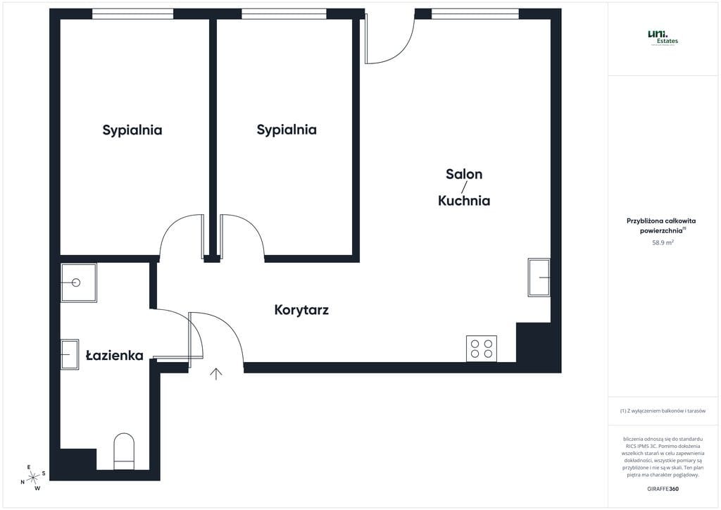 Mieszkanie 3 pokojowe na Wynajem