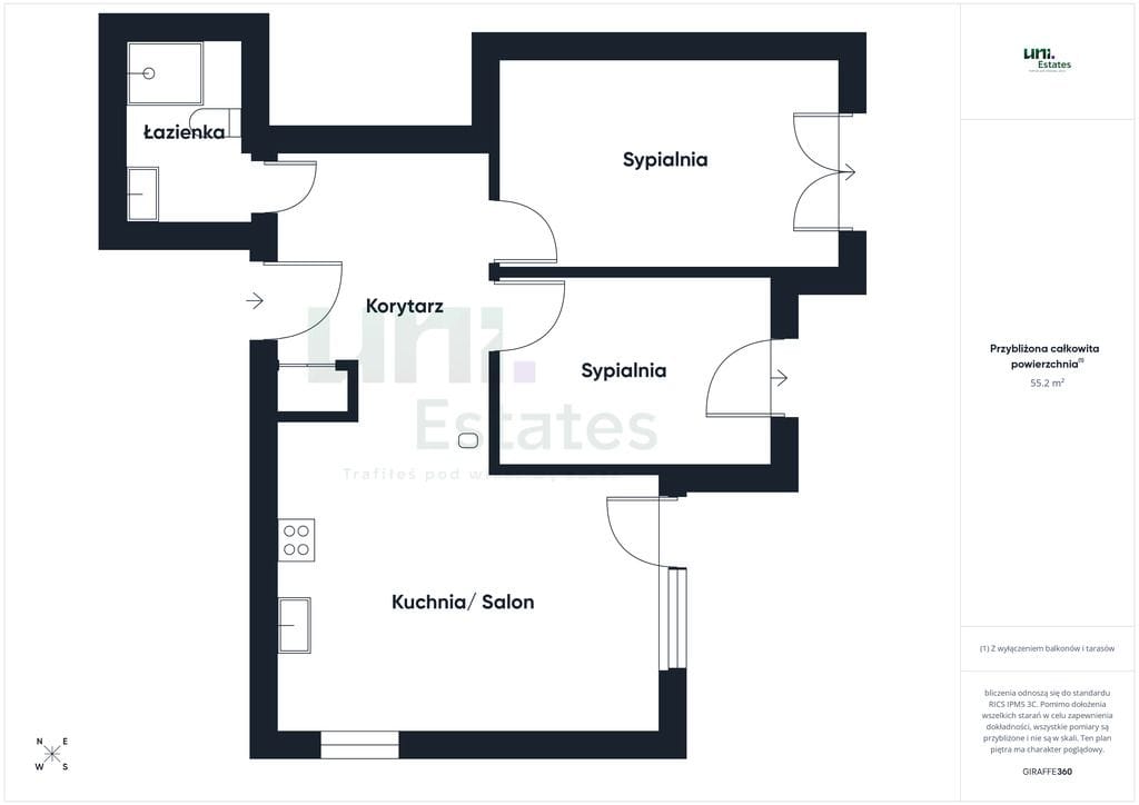 Mieszkanie 3 pokojowe na Wynajem