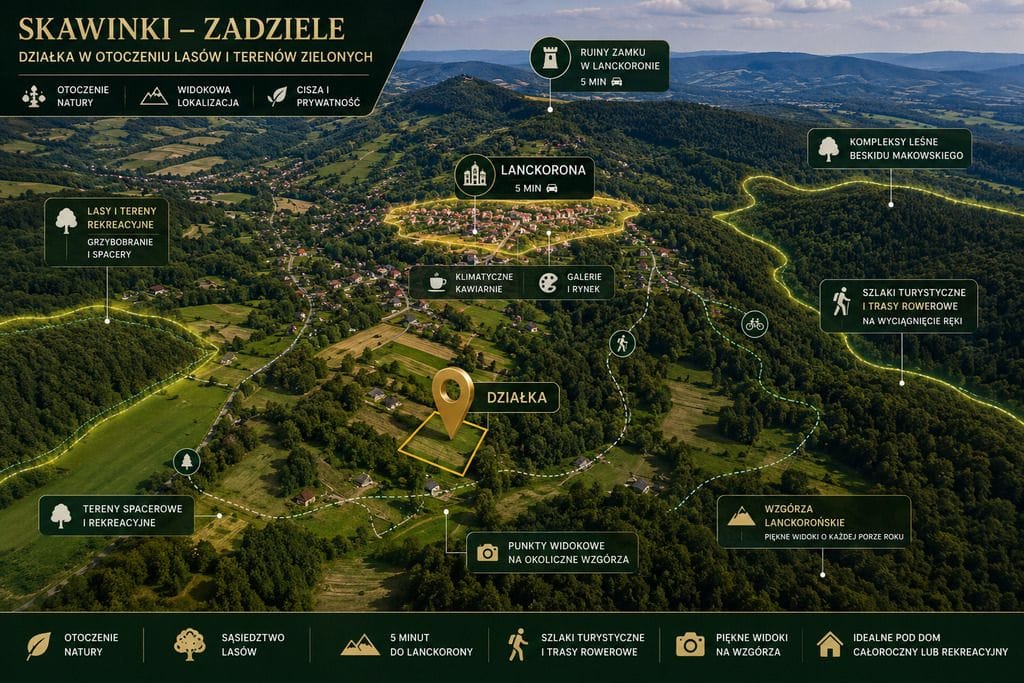 Działka  pokojowe na Sprzedaż
