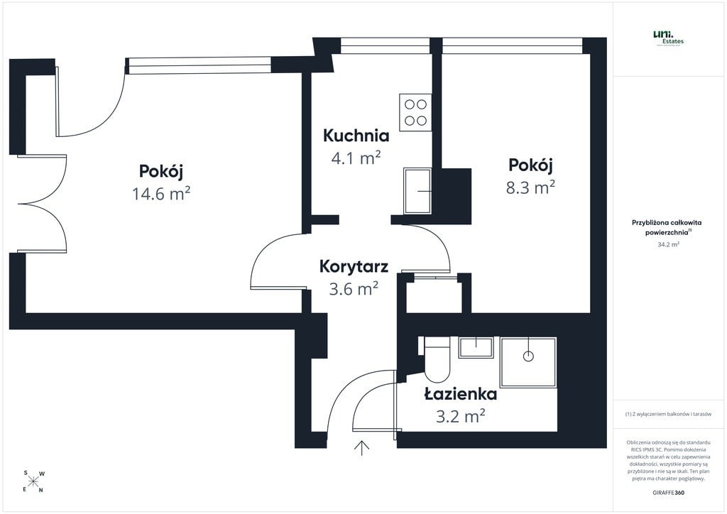 Mieszkanie 2 pokojowe na Wynajem