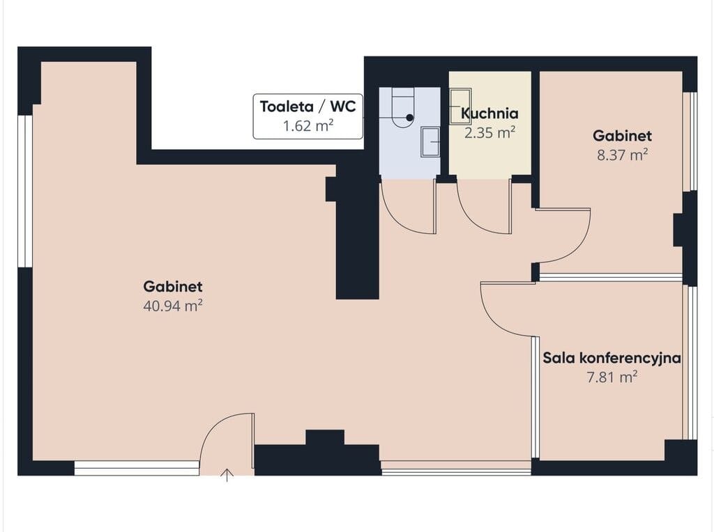 Lokal użytkowy  pokojowe na Wynajem