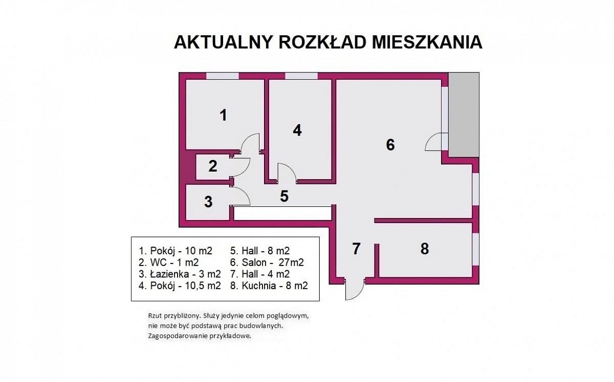 Mieszkanie 3 pokojowe na Sprzedaż