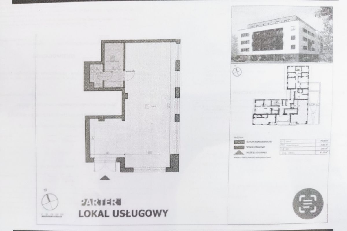 Lokal użytkowy  pokojowe na Wynajem