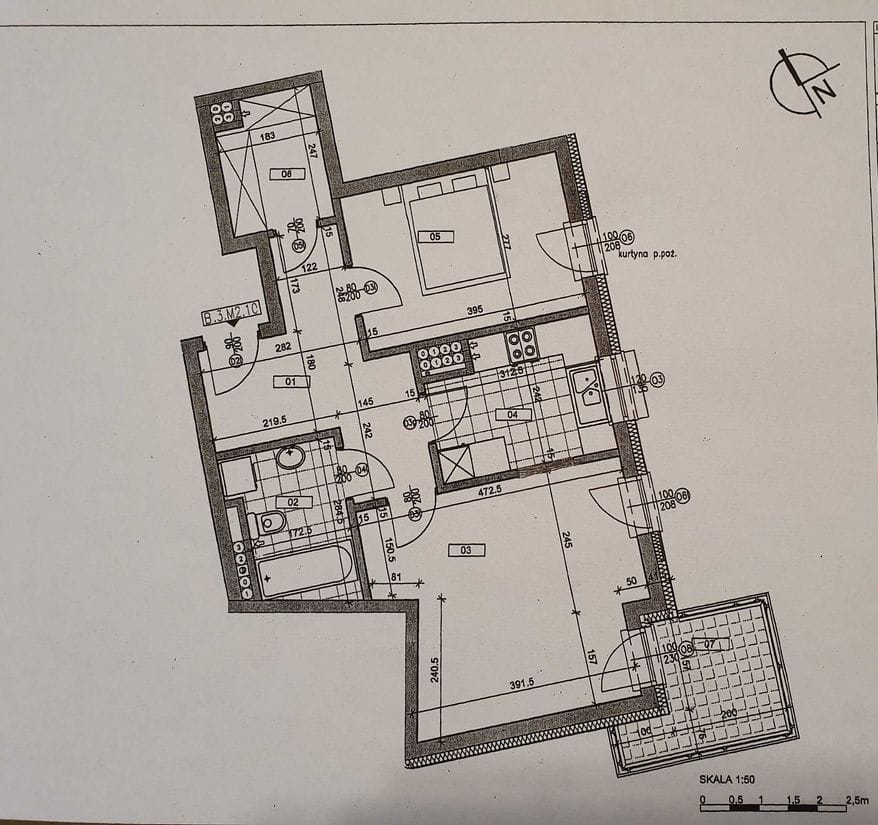 Mieszkanie 2 pokojowe na Sprzedaż