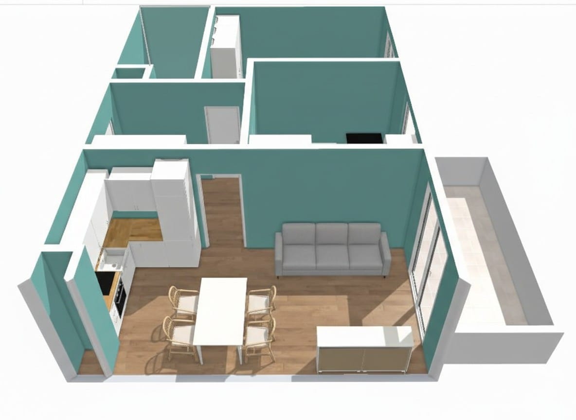 Mieszkanie 3 pokojowe na Sprzedaż