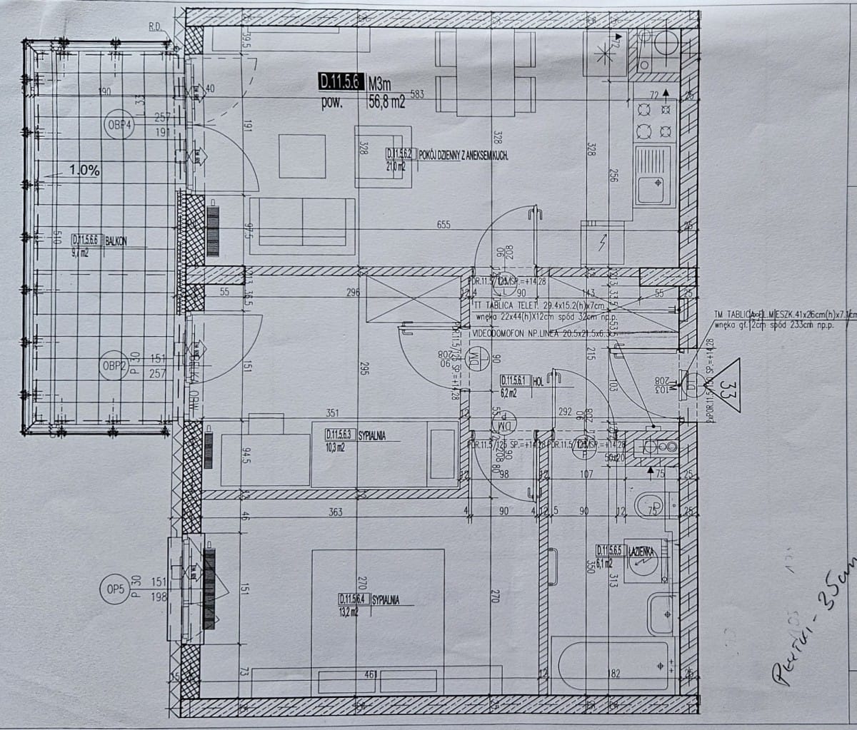 Mieszkanie 3 pokojowe na Sprzedaż