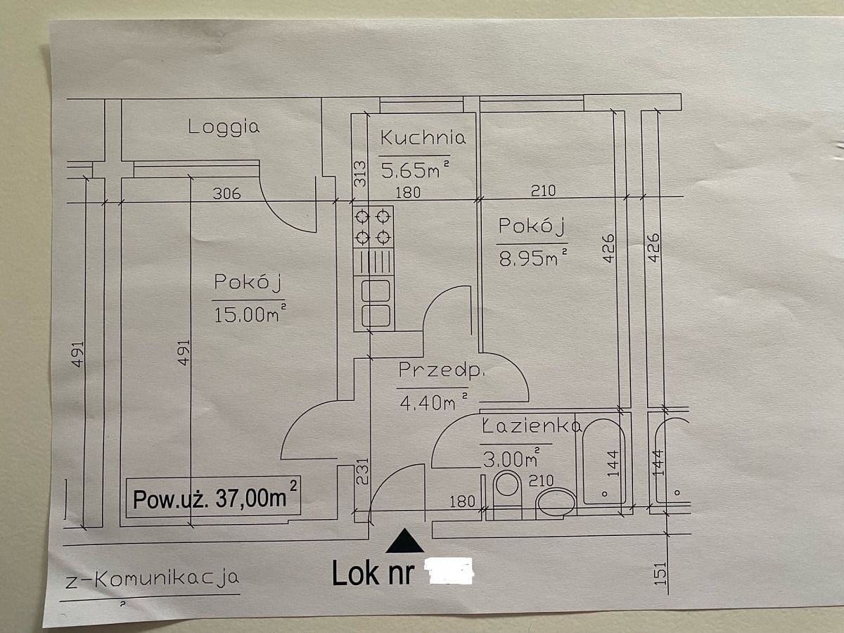 Mieszkanie 2 pokojowe na Sprzedaż