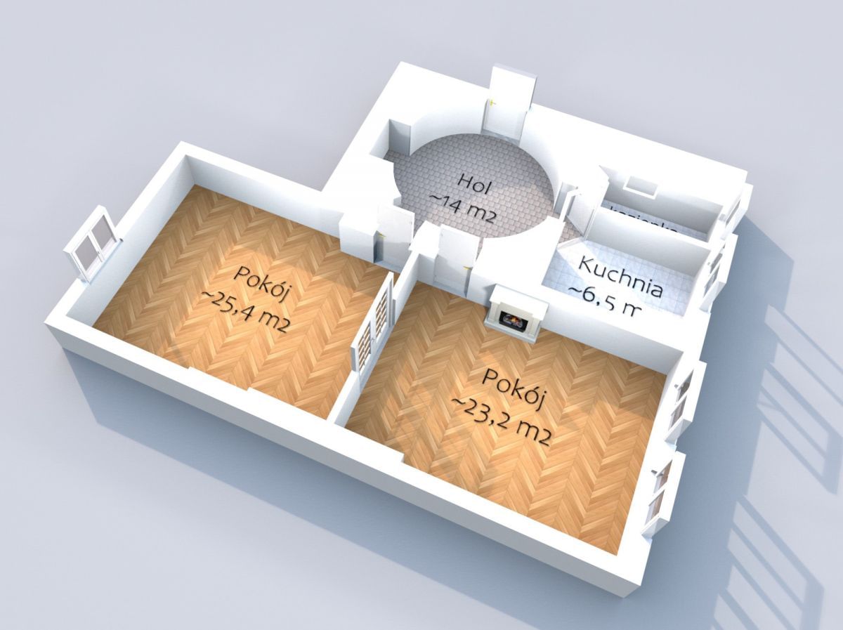 Mieszkanie 2 pokojowe na Sprzedaż