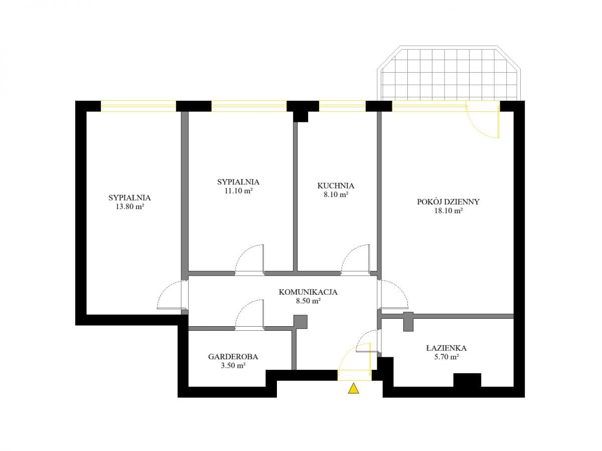 Mieszkanie 3 pokojowe na Sprzedaż