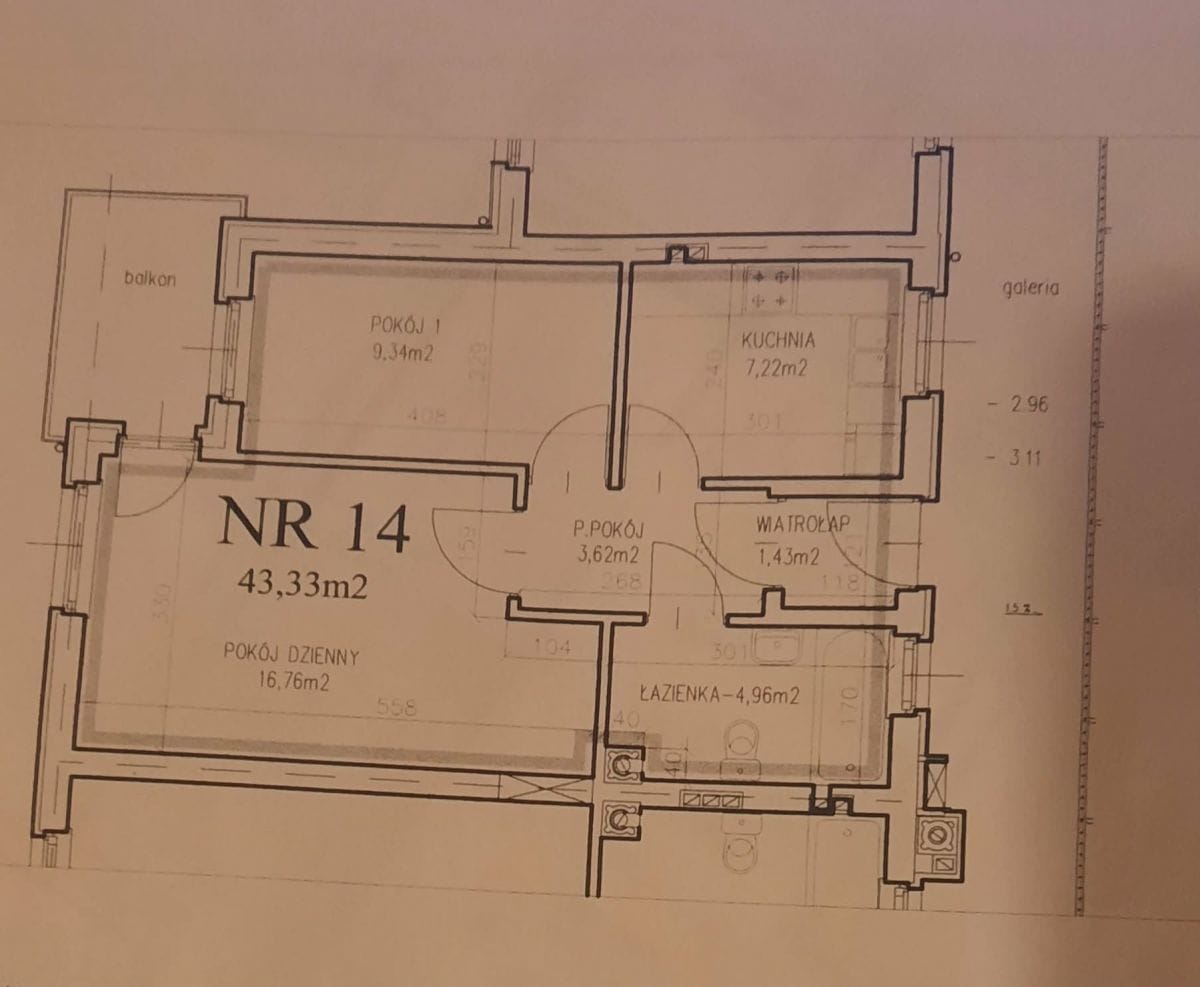 Mieszkanie 2 pokojowe na Wynajem