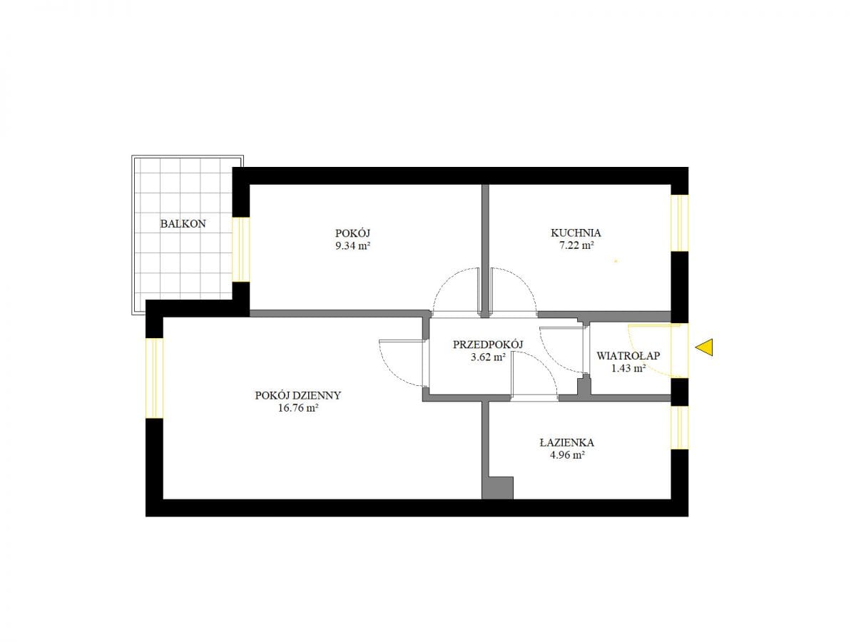 Mieszkanie 2 pokojowe na Wynajem