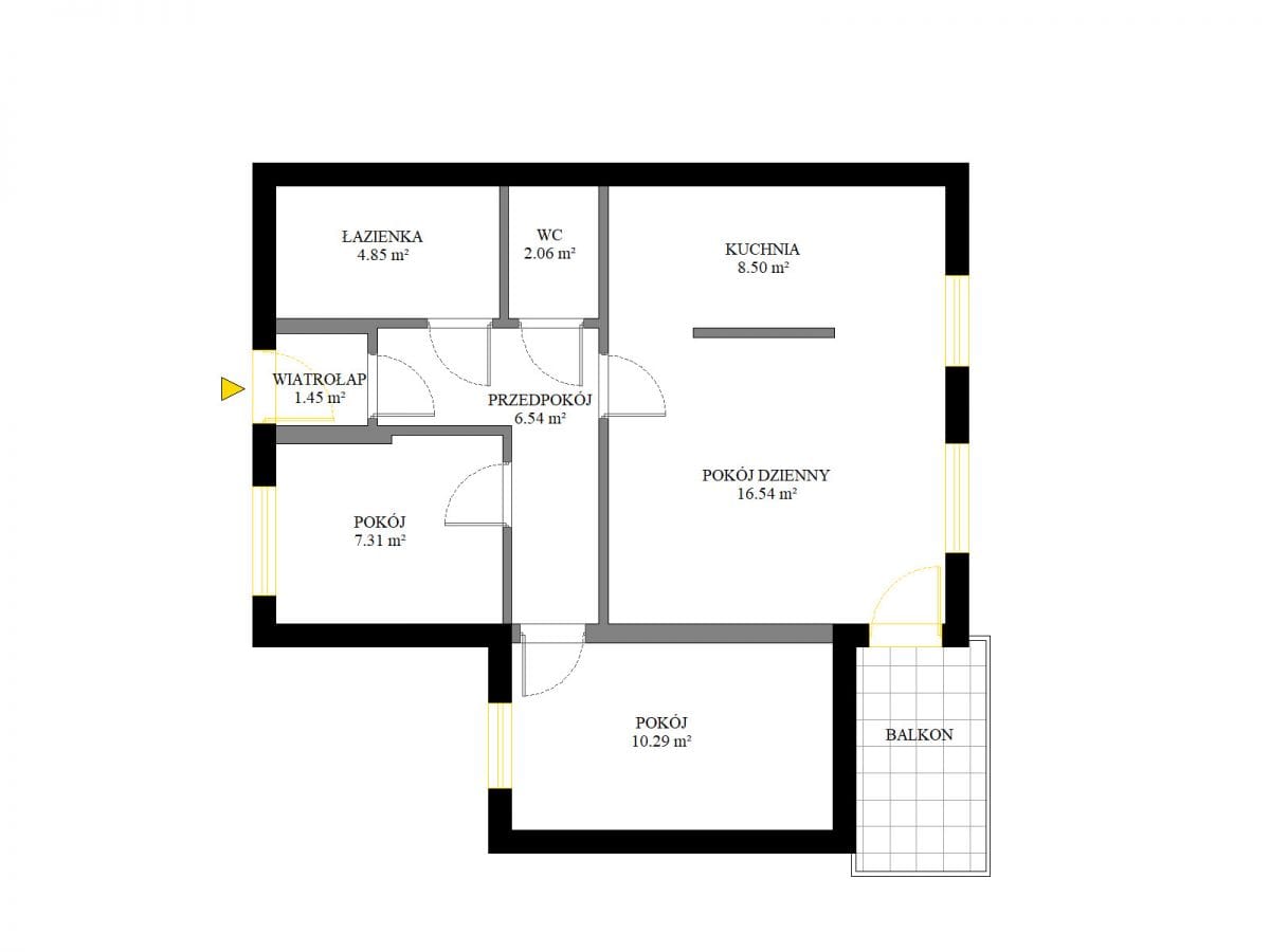 Mieszkanie 3 pokojowe na Wynajem