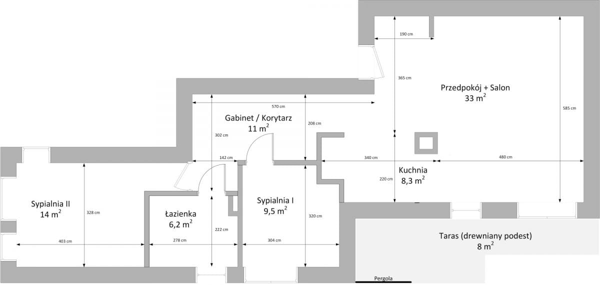 Mieszkanie 3 pokojowe na Wynajem