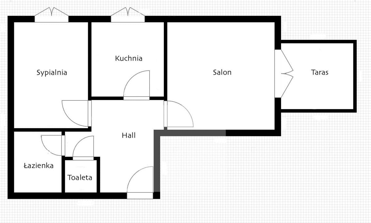 Mieszkanie 2 pokojowe na Sprzedaż