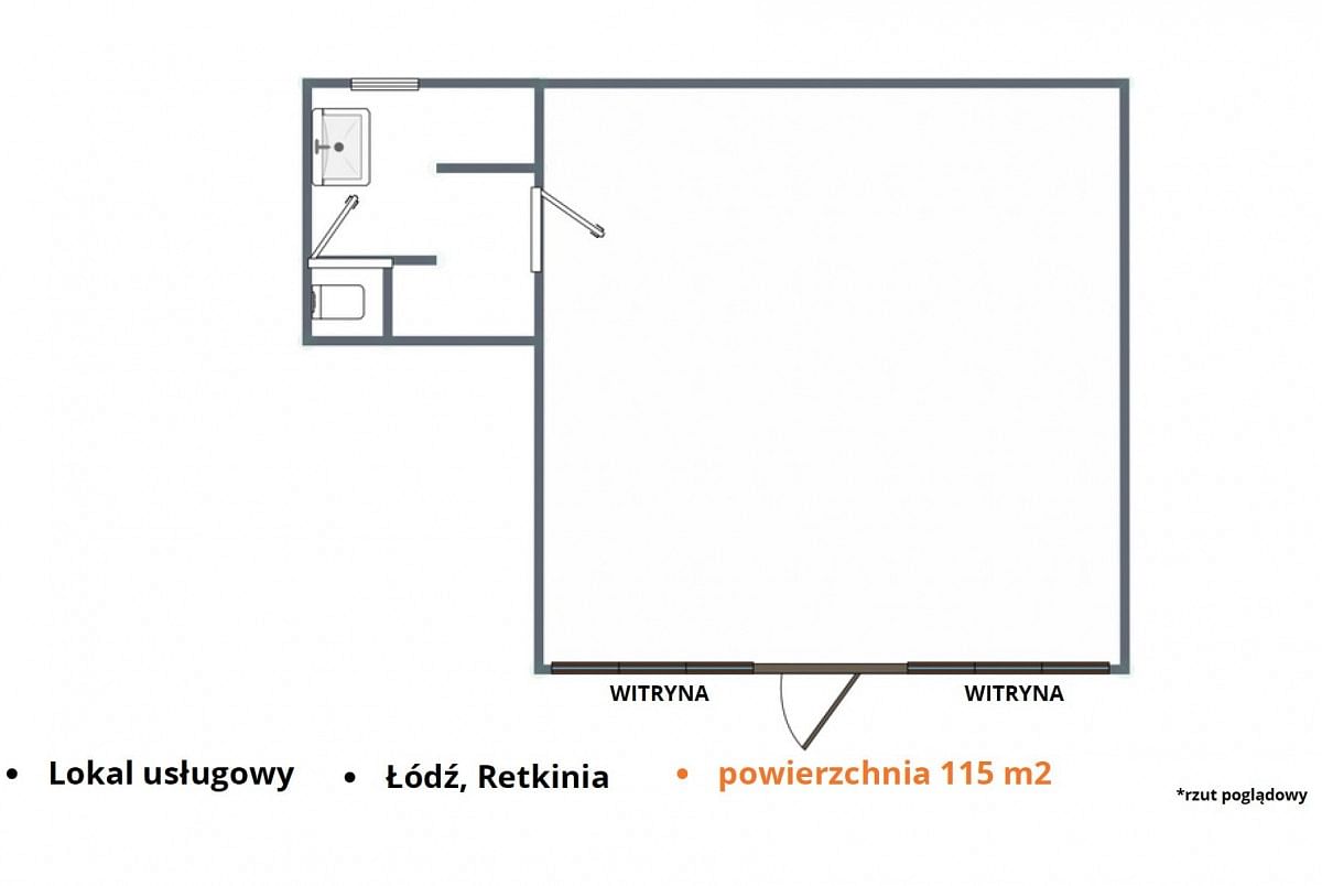 Lokal użytkowy  pokojowe na Wynajem