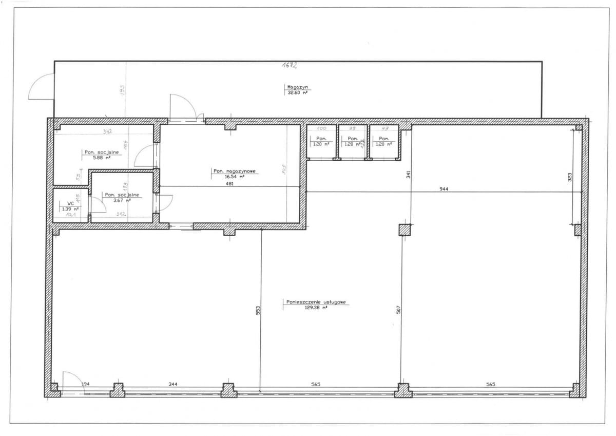 Lokal użytkowy  pokojowe na Sprzedaż