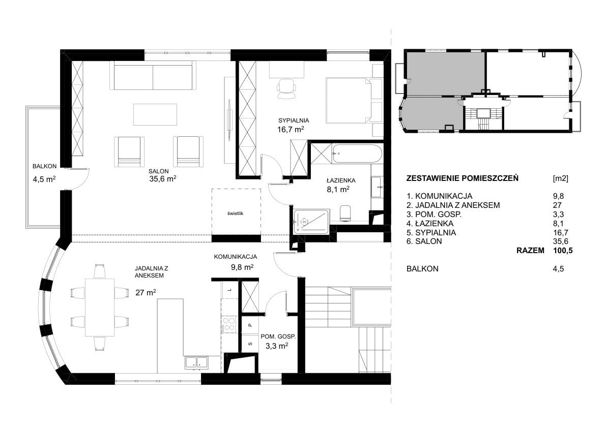 Mieszkanie 2 pokojowe na Sprzedaż