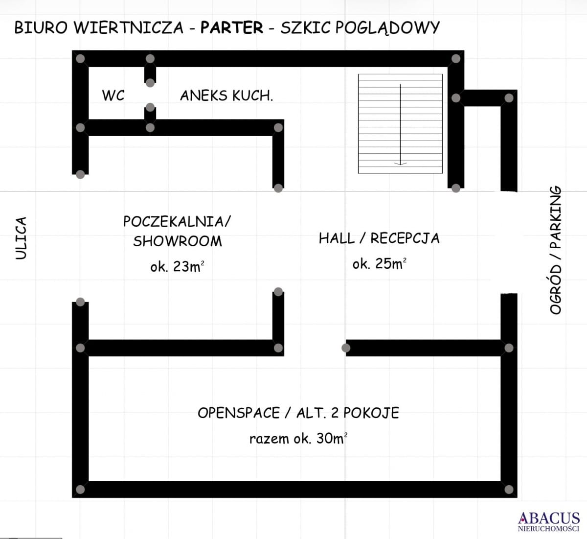 Lokal użytkowy  pokojowe na Wynajem