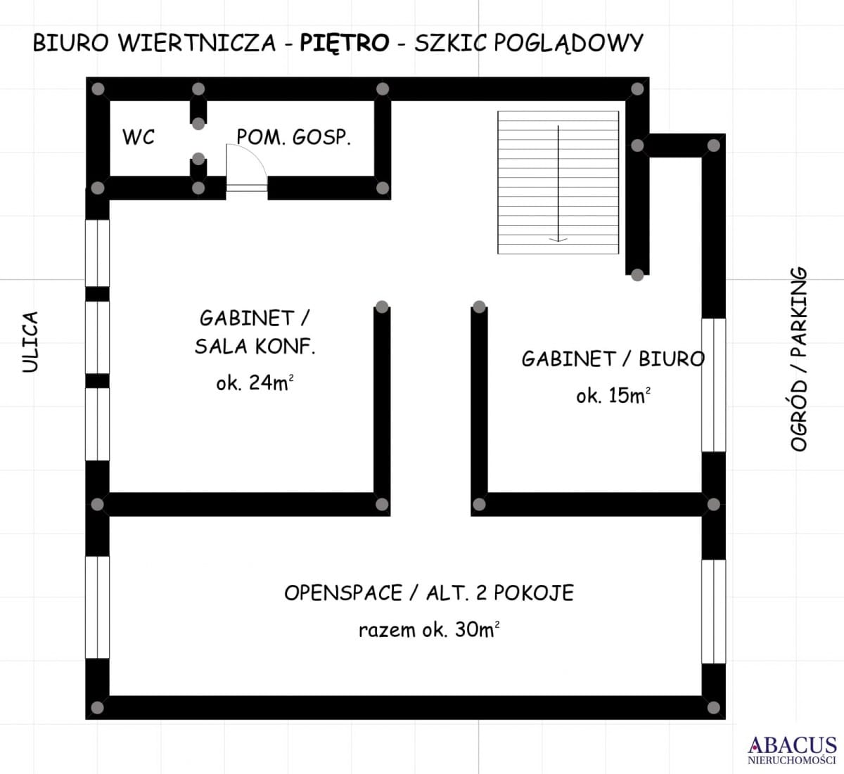 Lokal użytkowy  pokojowe na Wynajem