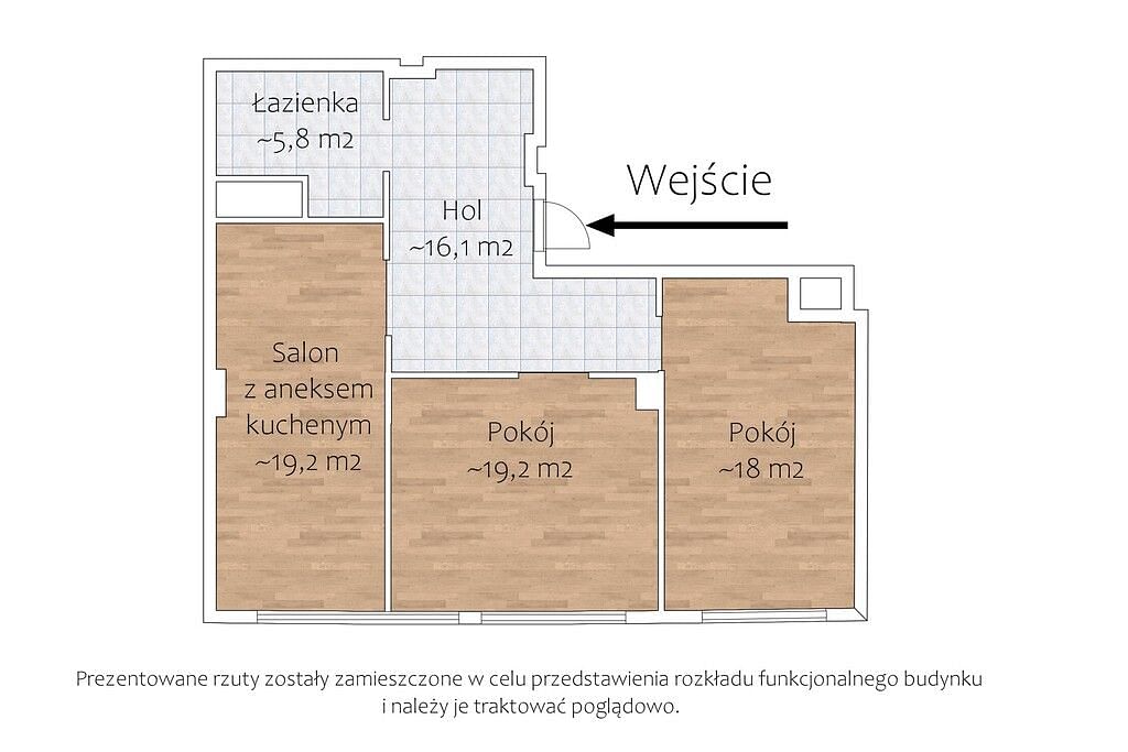 Mieszkanie 3 pokojowe na Sprzedaż