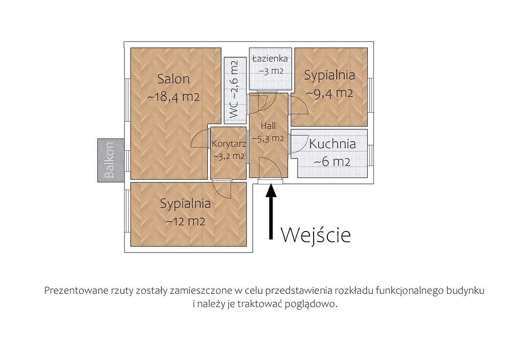 Mieszkanie 3 pokojowe na Sprzedaż