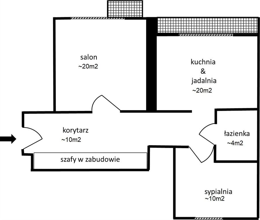 Mieszkanie 2 pokojowe na Sprzedaż