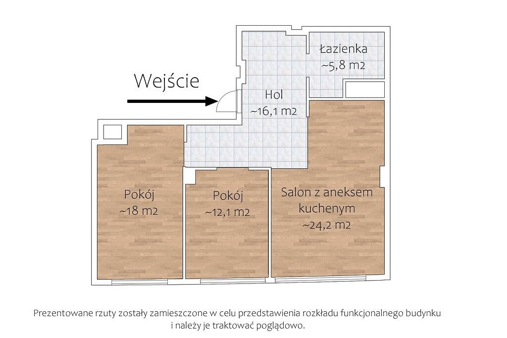 Mieszkanie 3 pokojowe na Sprzedaż