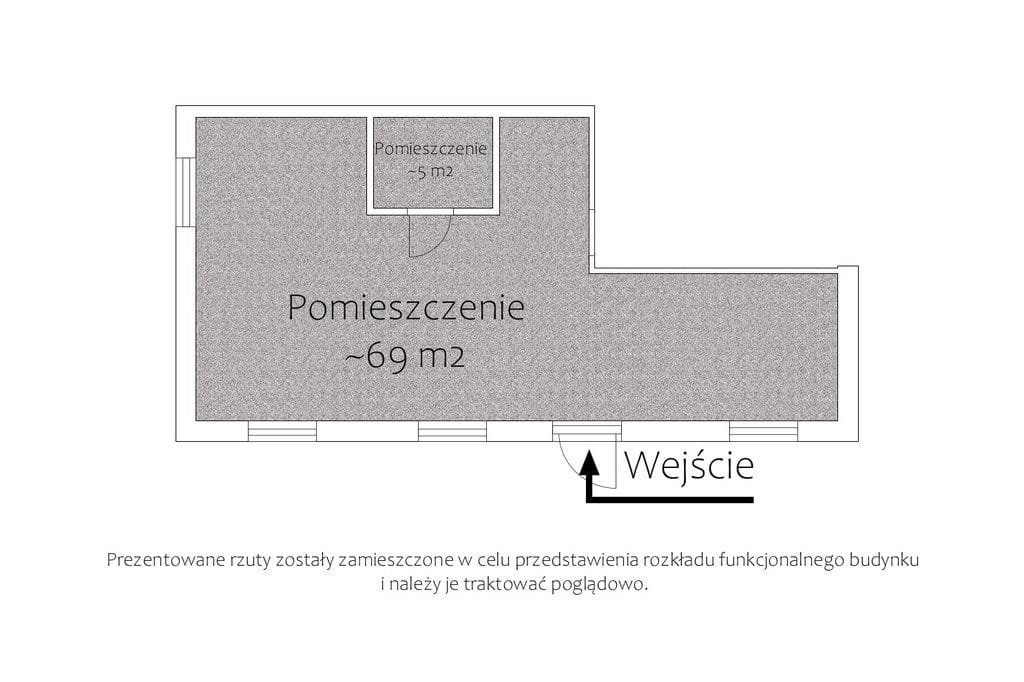 Lokal użytkowy  pokojowe na Wynajem