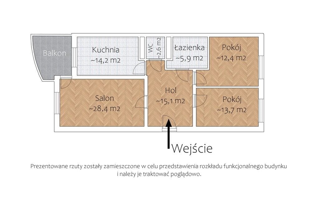 Mieszkanie 3 pokojowe na Sprzedaż