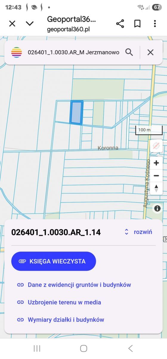Działka  pokojowe na Sprzedaż