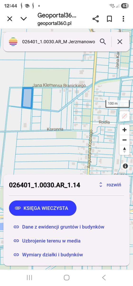 Działka  pokojowe na Sprzedaż