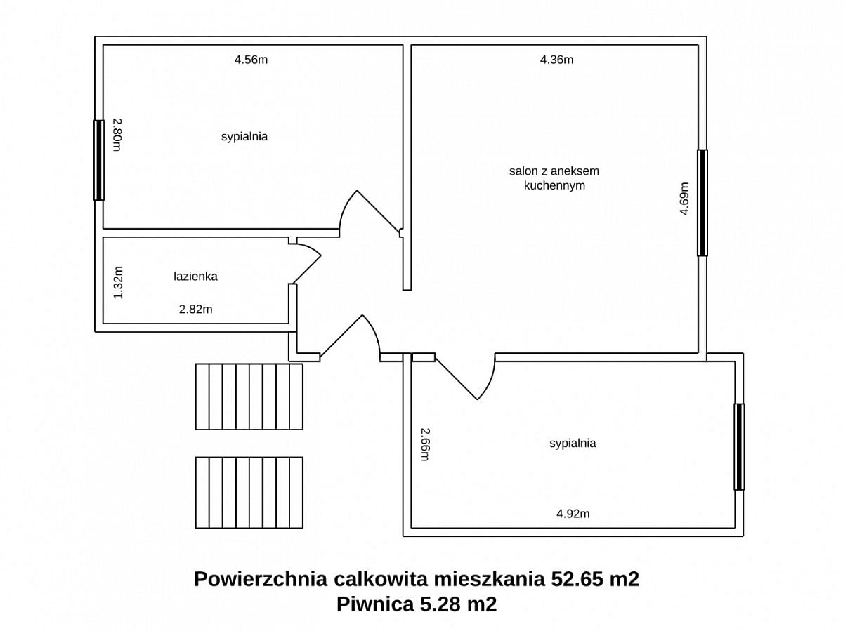 Mieszkanie 3 pokojowe na Sprzedaż