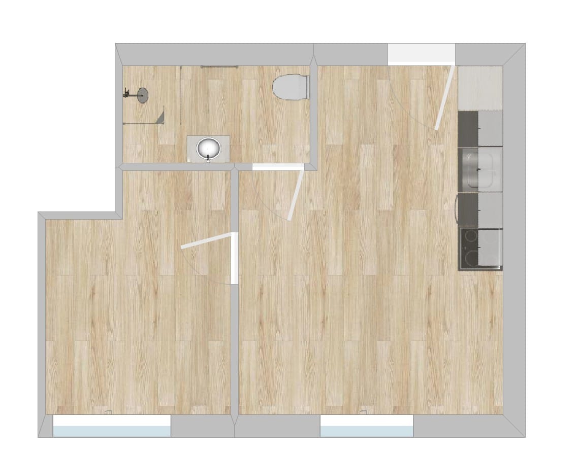 Mieszkanie 2 pokojowe na Sprzedaż