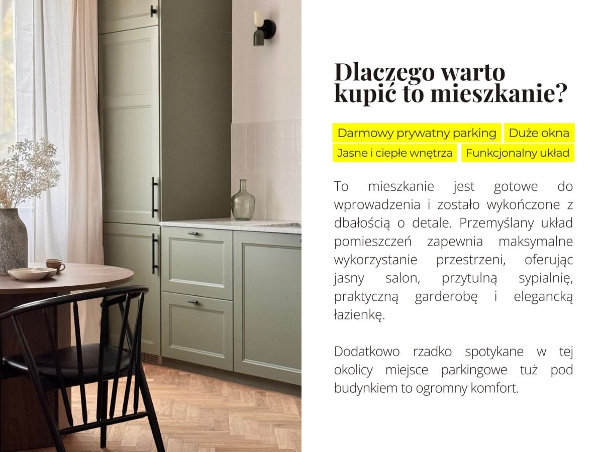 Mieszkanie 2 pokojowe na Sprzedaż