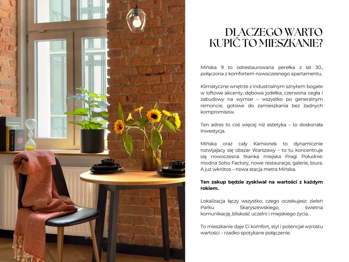 Mieszkanie 2 pokojowe na Sprzedaż