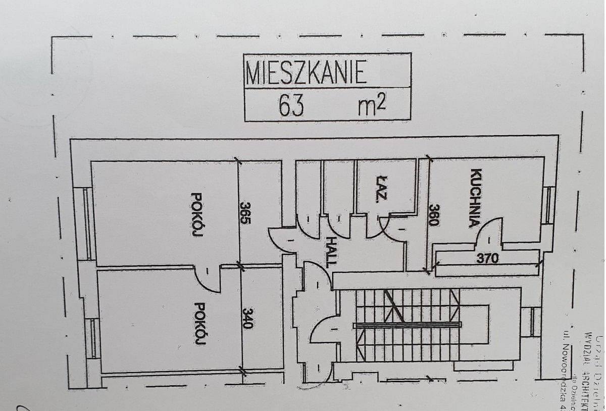 Mieszkanie 2 pokojowe na Wynajem