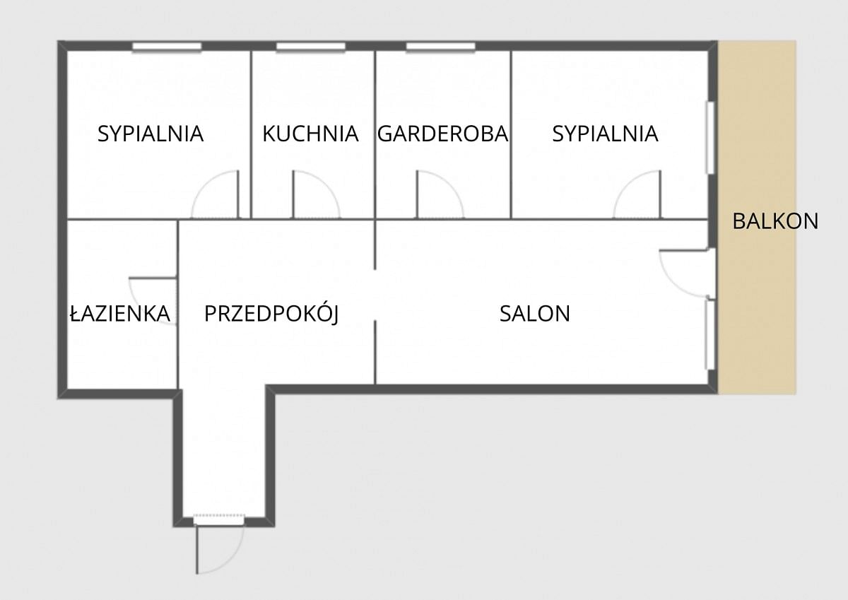 Mieszkanie 3 pokojowe na Sprzedaż
