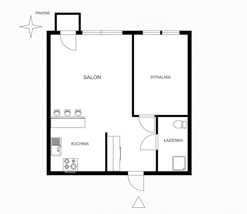 Mieszkanie 2 pokojowe na Sprzedaż