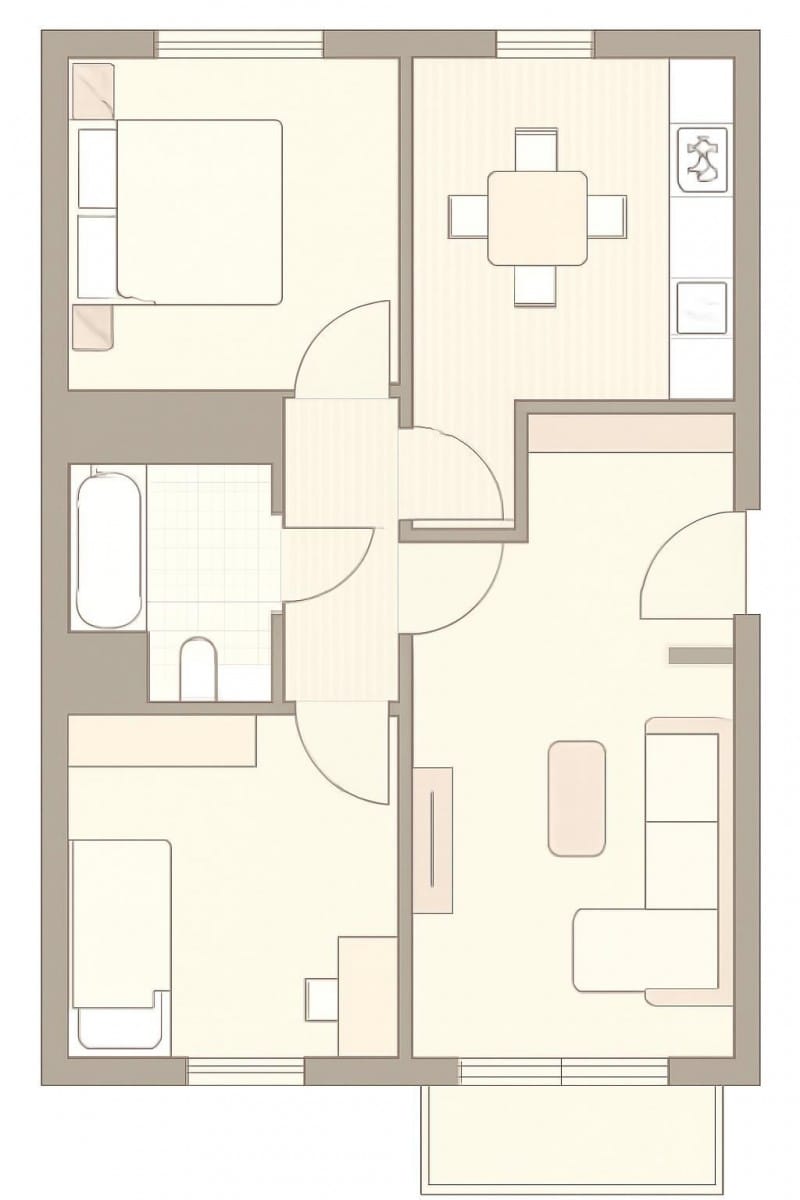 Mieszkanie 3 pokojowe na Sprzedaż