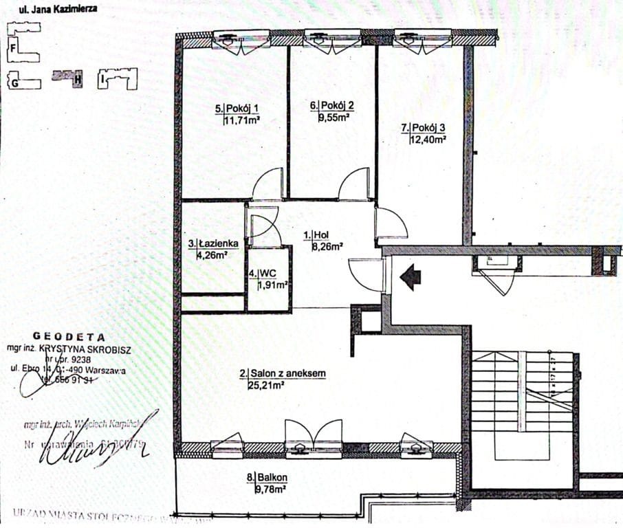 Mieszkanie 4 pokojowe na Sprzedaż