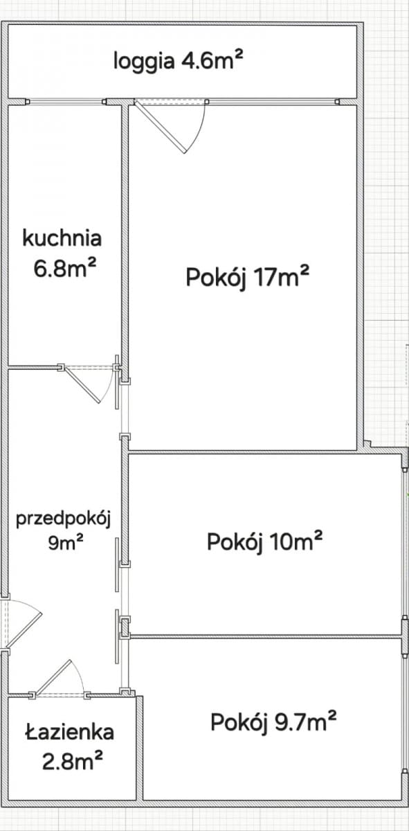 Mieszkanie 3 pokojowe na Sprzedaż