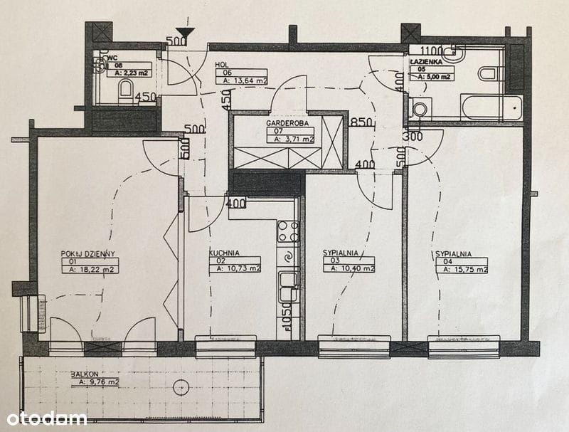 Mieszkanie 3 pokojowe na Sprzedaż