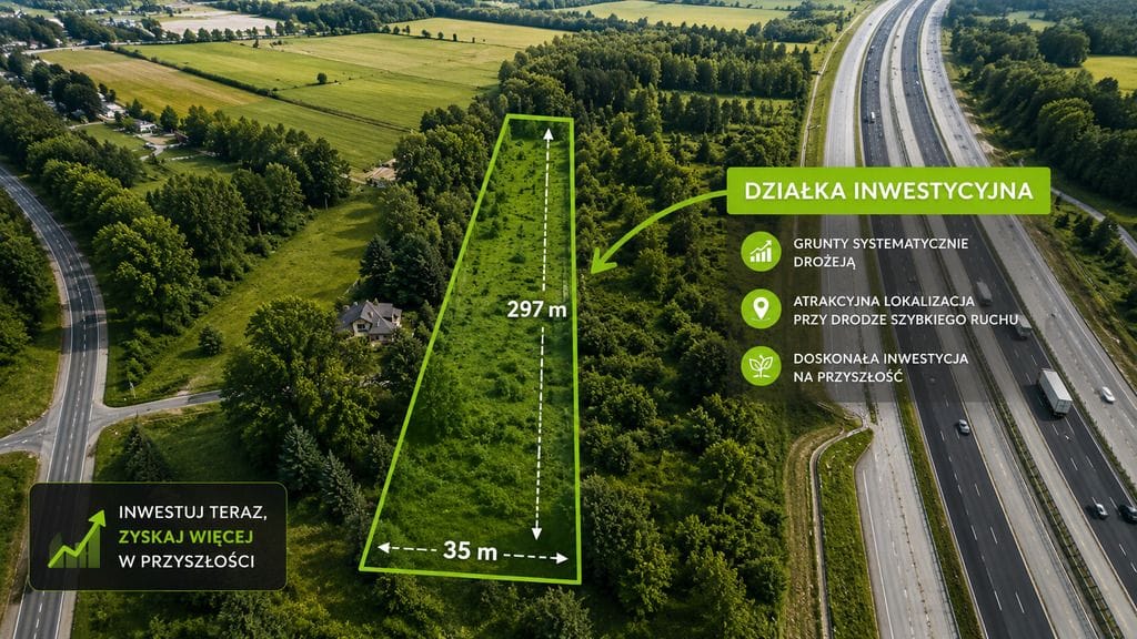 Działka  pokojowe na Sprzedaż