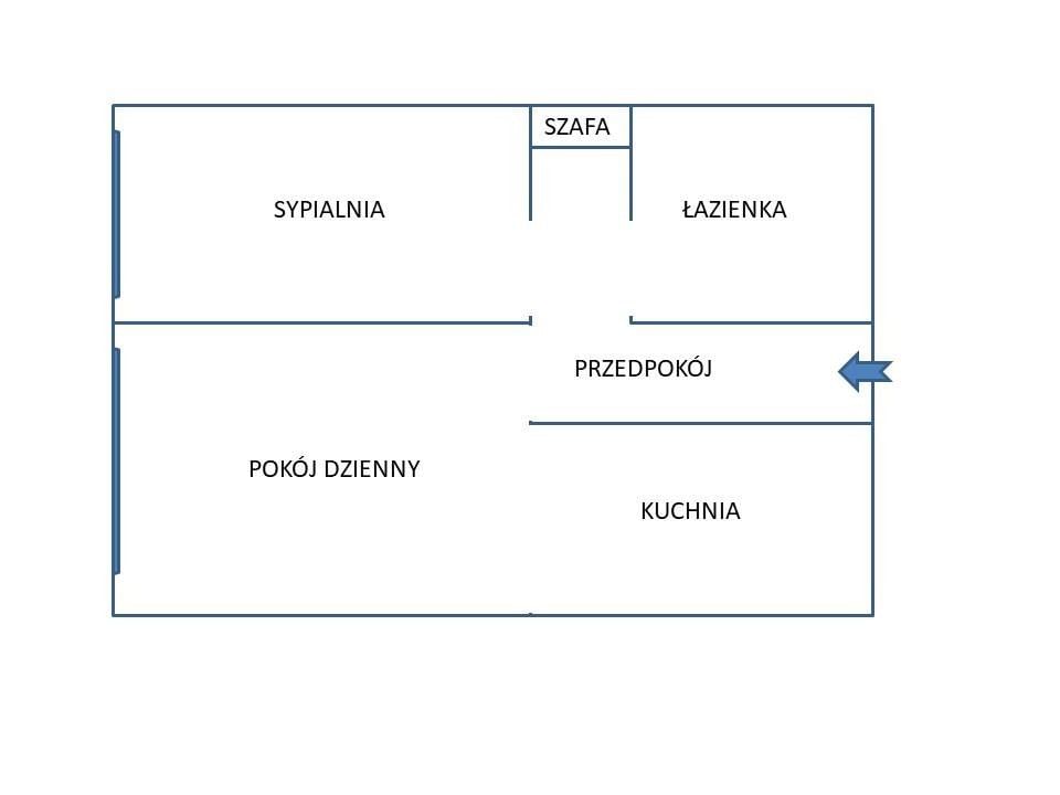 Mieszkanie 2 pokojowe na Wynajem