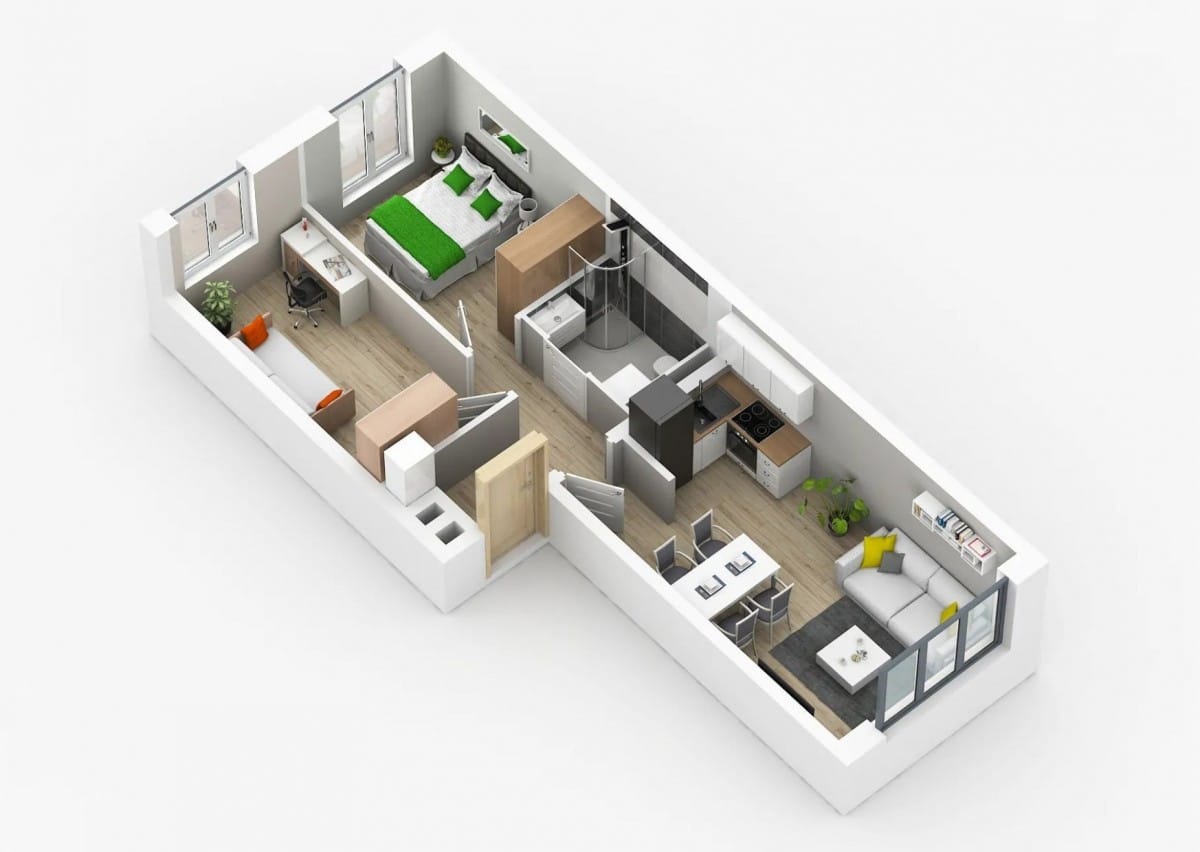 Mieszkanie 3 pokojowe na Sprzedaż