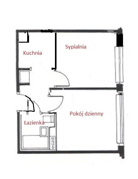 Mieszkanie 2 pokojowe na Sprzedaż