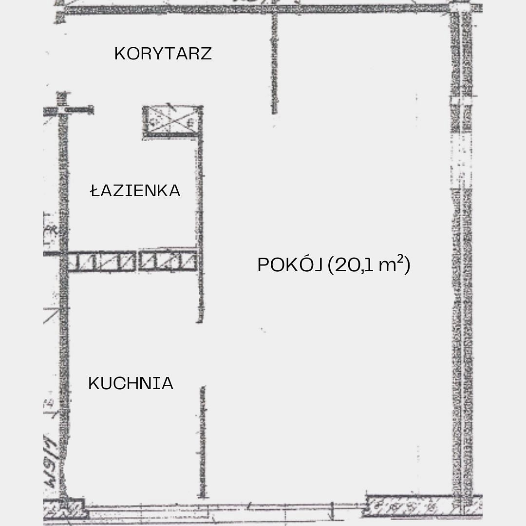 Mieszkanie 1 pokojowe na Sprzedaż