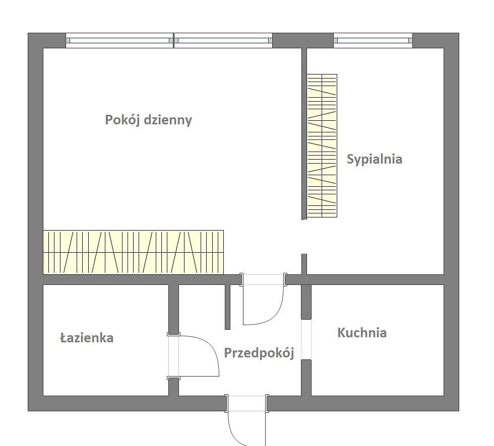 Mieszkanie 1 pokojowe na Sprzedaż